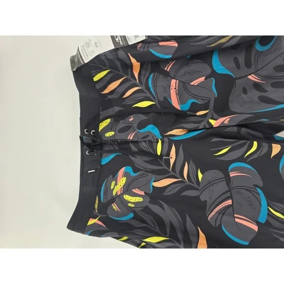 O'Neill Hyperfreak Mysto Scallop 19 Board Shorts Mens 30 Black 8.5" inseam NWT - Picture 4 of 9